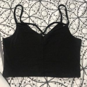 Hollister Black Crop Top